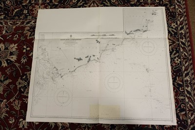 Lot 286 - Sea charts. A large collection of approximately 180 charts, mostly early-mid 20th century