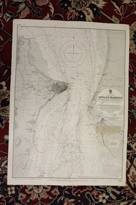 Lot 286 - Sea charts. A large collection of approximately 180 charts, mostly early-mid 20th century