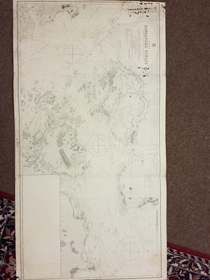 Lot 286 - Sea charts. A large collection of approximately 180 charts, mostly early-mid 20th century