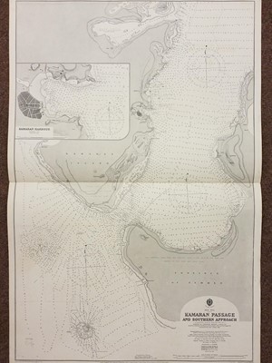 Lot 286 - Sea charts. A large collection of approximately 180 charts, mostly early-mid 20th century