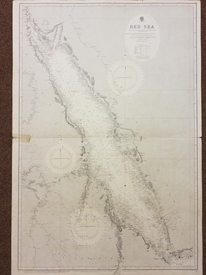 Lot 286 - Sea charts. A large collection of approximately 180 charts, mostly early-mid 20th century