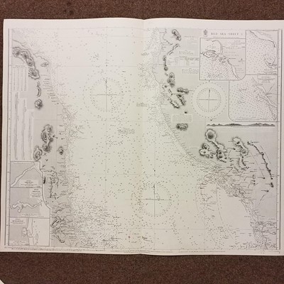 Lot 286 - Sea charts. A large collection of approximately 180 charts, mostly early-mid 20th century