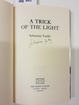 Lot 803 - Faulks (Sebastian). A Trick of the Light, 1st edition, 1984