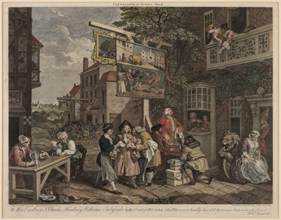 Lot 331 - Hogarth (William). The Election Series..., plates, 2, 3 & 4, 1758 or later