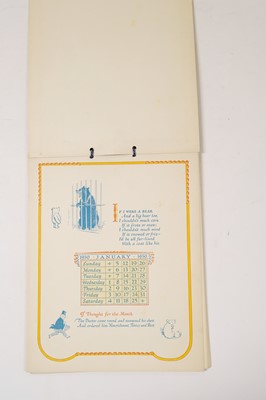 Lot 693 - Milne (A.A.). The Very Young Calendar 1930, [1929]
