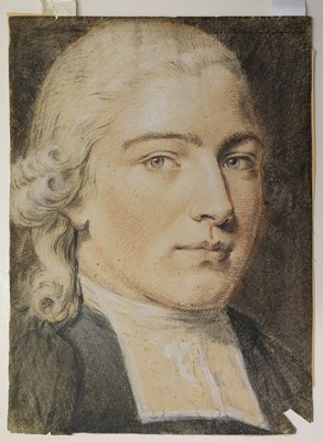 Lot 355 - German School. Portrait of a young gentleman, mid 18th century