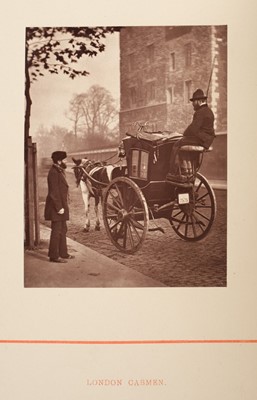 Lot 29 - Thomson, John & Smith, Adolphe. Street Life in London, [1878], 37 mounted Woodburytypes on 36 leaves
