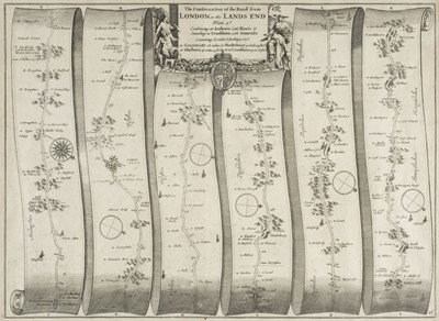 Lot 249 - Ogilby (John). The Continuation of the Road from London to the Lands End, circa 1675