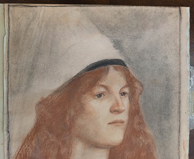 Lot 457 - Collins (B.P., late 19th/early 20th century). Study of a male head