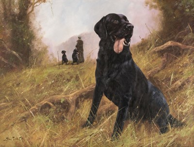 Lot 654 - Trickett (John, 1952-). Black Labrador