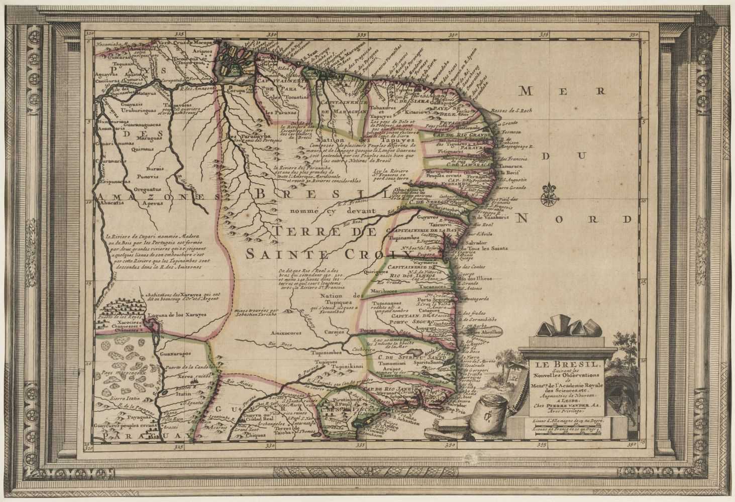 Lot 5 - Brazil. Van der Aa (Pieter), Le Bresil..., circa 1720
