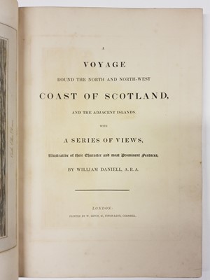 Lot 38 - Daniell (William). A Voyage round Coast of Scotland, circa 1820