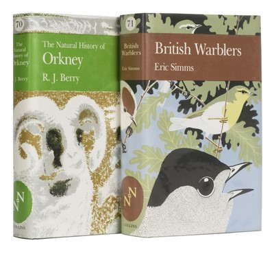 Lot 158 - New Naturalists. Natural History of Orkney [&] British Warblers, each 1st edition, 1st state, 1985