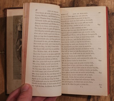 Lot 432 - Henry the Minstrell, 'Blind Harry'. The Metrical History of William Wallace, 1790