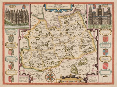 Lot 296 - Surrey. Speed (John), Surrey Described and Divided into Hundreds, 1616