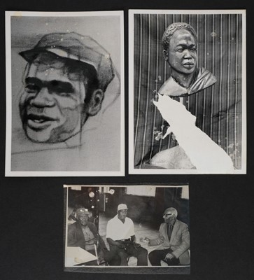 Lot 35 - Portraits of black people. A group of 30 original photographs, c. 1970s & later
