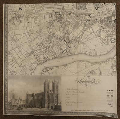 Lot 232 - London. Greenwood (C & J), Map of London from an Actual Survey..., 1827