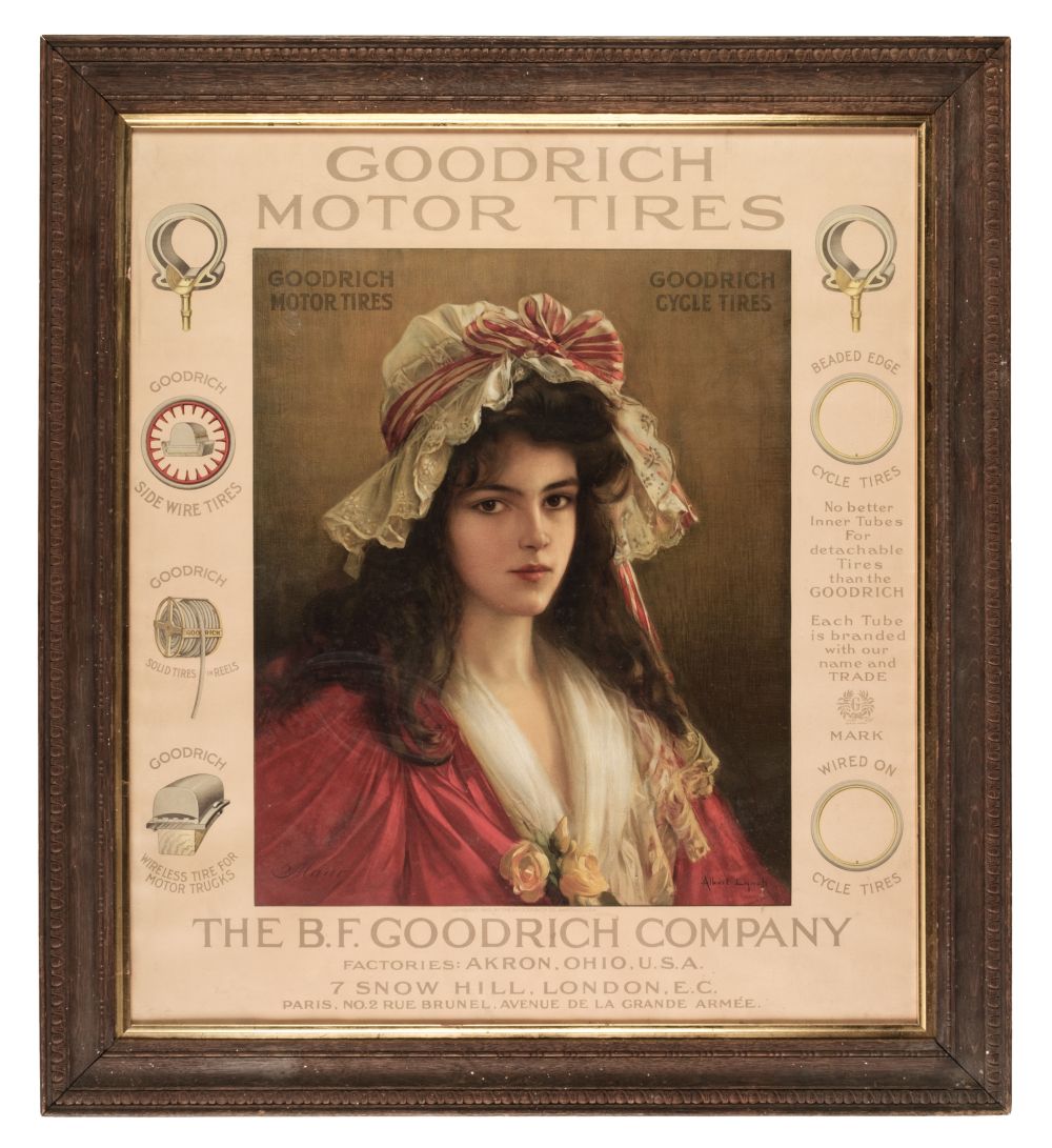 Lot 291 - Goodrich Motor Tires. An original Goodrich
