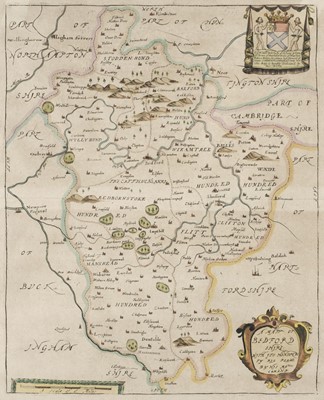 Lot 236 - Maps. A mixed collection of approximately 130 maps, 17th - 19th century