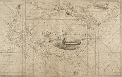 Lot 287 - Sea Charts. Collins (Capt. Greenville), East Coast of England, circa 1700