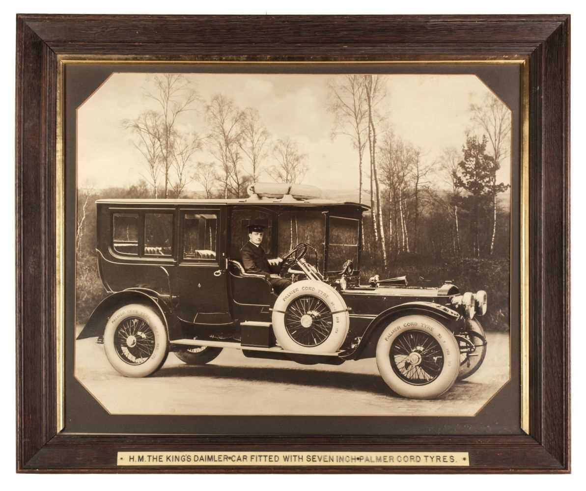 Lot 283 - Daimler. A carbon print photograph of King George Vs Daimler