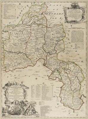 Lot 258 - Oxfordshire. A mixed collection of 26 maps, 17th - 19th century