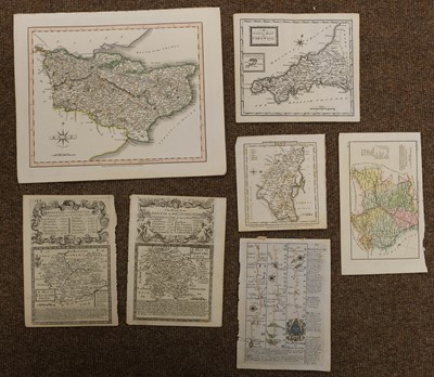 Lot 182 - British County Maps. A collection of approximately 200 maps, 18th & 19th century