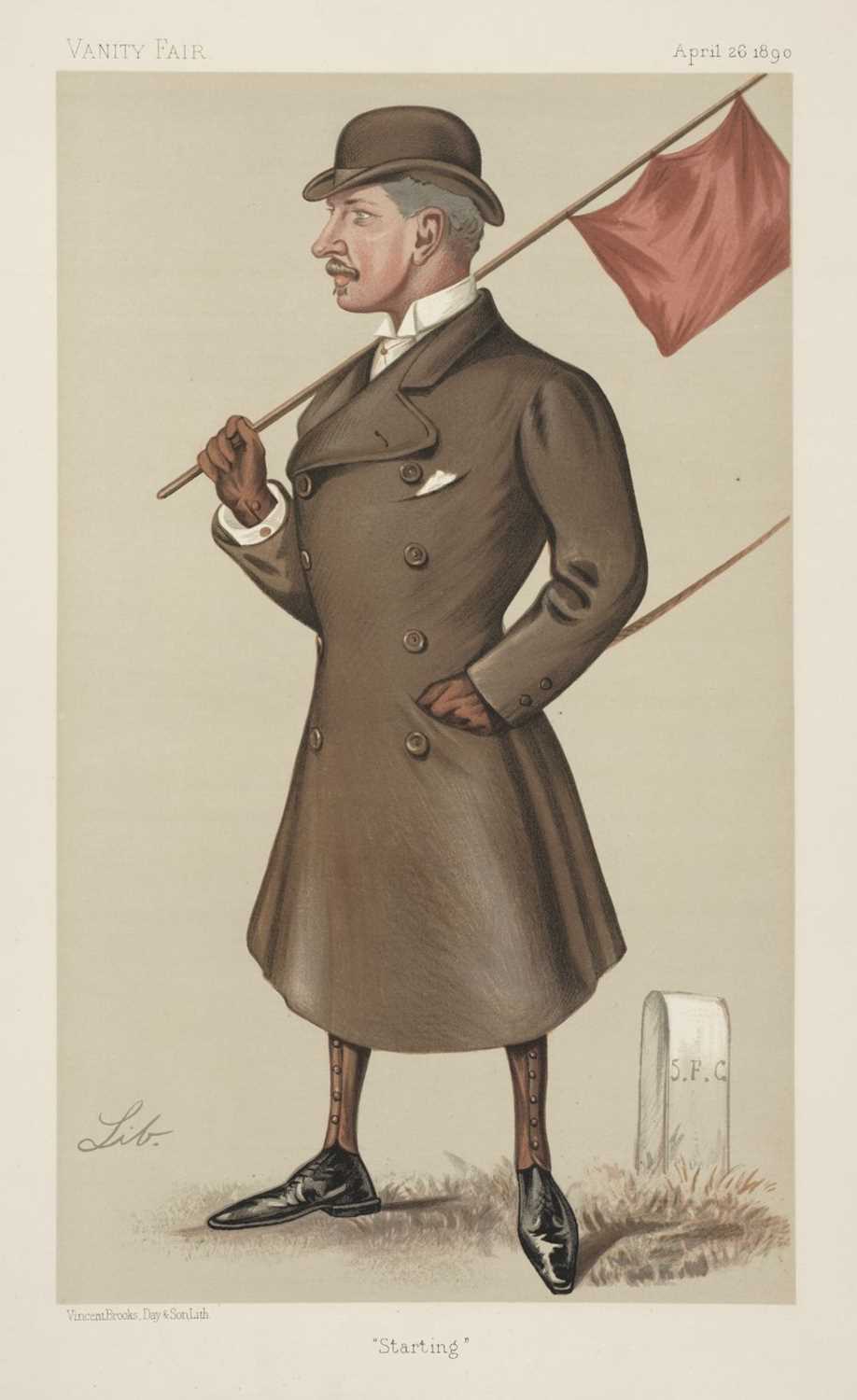 Lot 370 - Vanity Fair caricatures. A collection of 30 'Turf Devotees', late 19th & early 20th century