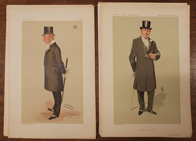 Lot 370 - Vanity Fair caricatures. A collection of 30 'Turf Devotees', late 19th & early 20th century