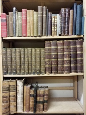 Lot 727 - Antiquarian. A large collection of mostly 19th century literature