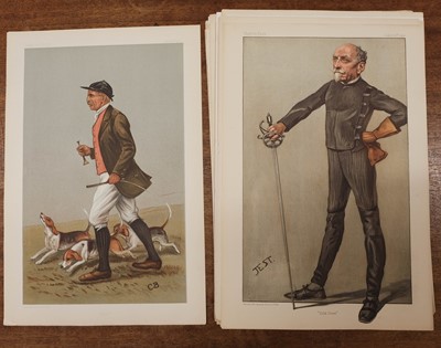 Lot 369 - Vanity Fair caricatures. A collection of 27 sportsmen, late 19th & early 20th century