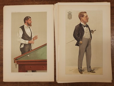 Lot 369 - Vanity Fair caricatures. A collection of 27 sportsmen, late 19th & early 20th century