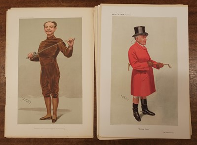 Lot 369 - Vanity Fair caricatures. A collection of 27 sportsmen, late 19th & early 20th century