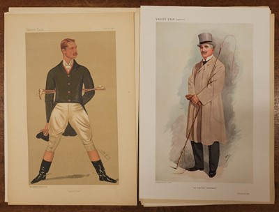 Lot 369 - Vanity Fair caricatures. A collection of 27 sportsmen, late 19th & early 20th century