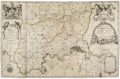 Lot 241 - Middlesex. Smith (Joseph), The County of Middlesex Actually Survey'd...,. 1714