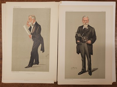 Lot 371 - Vanity Fair caricatures. A collection of 35 doctors and scientists, late 19th & early 20th century