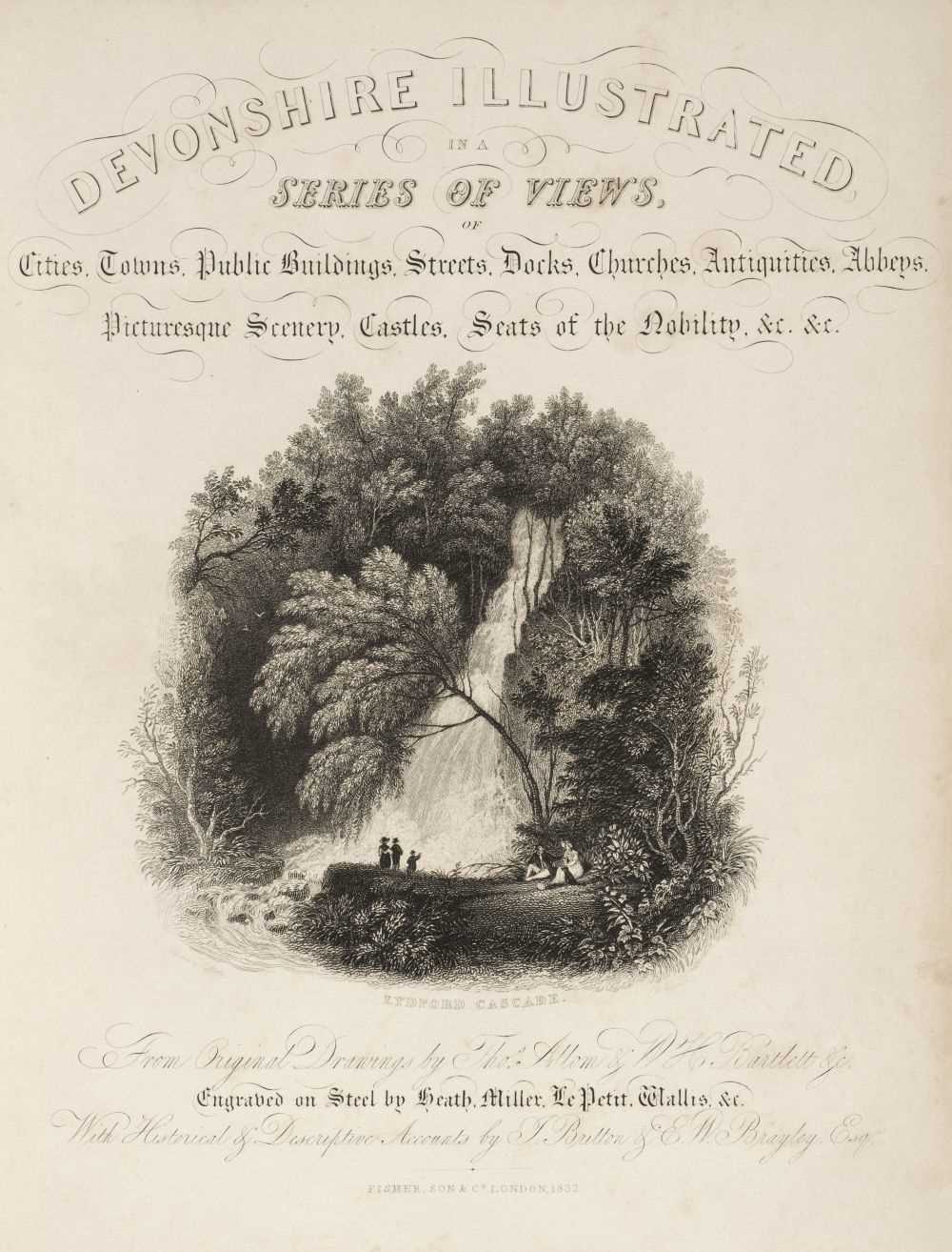 Lot 32 - Britton (J. & Brayley, E. W.). Devonshire & Cornwall Illustrated, 1832