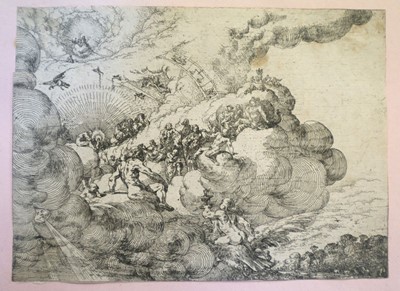Lot 376 - Castiglione (Giovanni Benedetto, 1609-1664). Young man looking down to the right