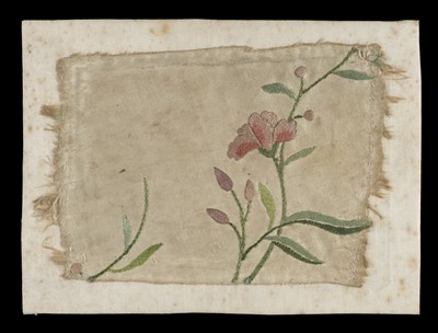 Lot 520 - Stuart (Charles Edward 'Bonnie Prince Charlie', 1720-1788). Coat fragment, mid 18th century