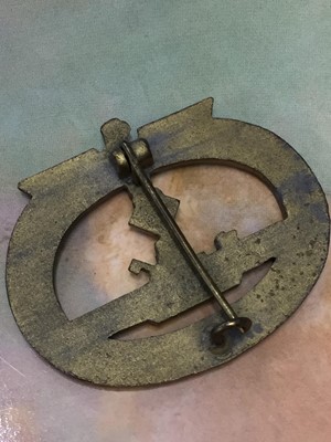 Lot 261 - Third Reich. A WWII U-Boat War Badge by Rudolf Karneth