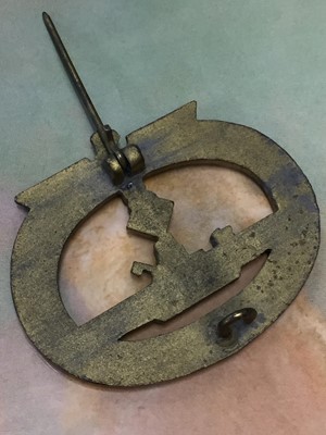 Lot 261 - Third Reich. A WWII U-Boat War Badge by Rudolf Karneth