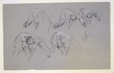Lot 476 - Linnell (James Thomas, 1820-1905). A collection of 15 figure and landscape studies