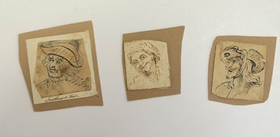 Lot 358 - Esdaile (William, 1758-1837). A collection of 21 pen and ink sketches after Hogarth