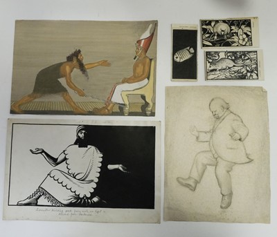 Lot 741 - Henderson (Keith, 1883-1982). A small archive of original artwork and prints
