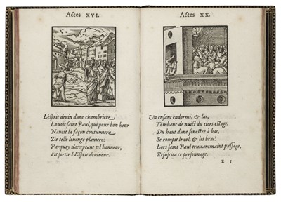 Lot 381 - Fontaine (Charles & Paradin, Claude). Figures du Nouveau Testament