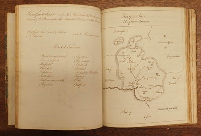 Lot 51 - Manuscript Atlas, [England], 1800