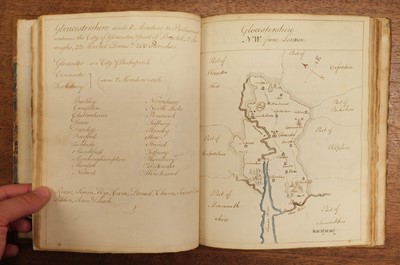 Lot 51 - Manuscript Atlas, [England], 1800