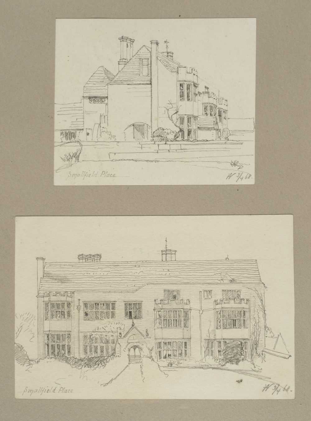 Lot 522 - Alexander (William Cleverley, 1840-1916). Sketches of Domestic Gothic [cover title], c. 1872