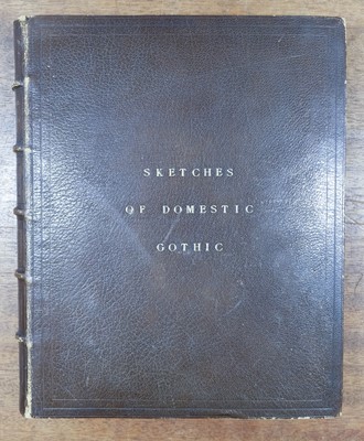 Lot 522 - Alexander (William Cleverley, 1840-1916). Sketches of Domestic Gothic [cover title], c. 1872