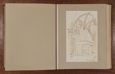 Lot 522 - Alexander (William Cleverley, 1840-1916). Sketches of Domestic Gothic [cover title], c. 1872